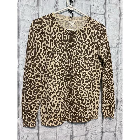J. Crew XS Cheetah Print Sweater - Picture 8 of 8